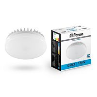 Лампа светодиодная Feron LB-454 GX Таблетка GX53 220В 15Вт 1260Лм 6400К 75х24мм картинка 